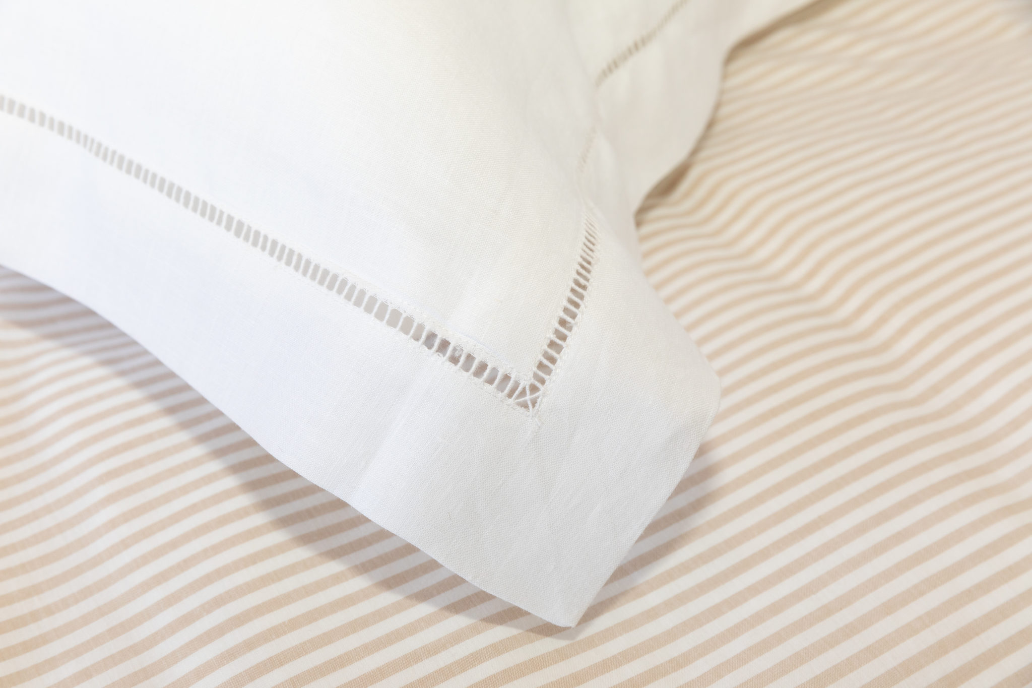 Linen Pillow Cases Hemstitch Letto Bello Linen
